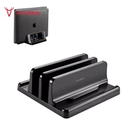 vaydeer plastic vertical laptop stand holder adjustable desktop notebook dock space saving 3 in 1