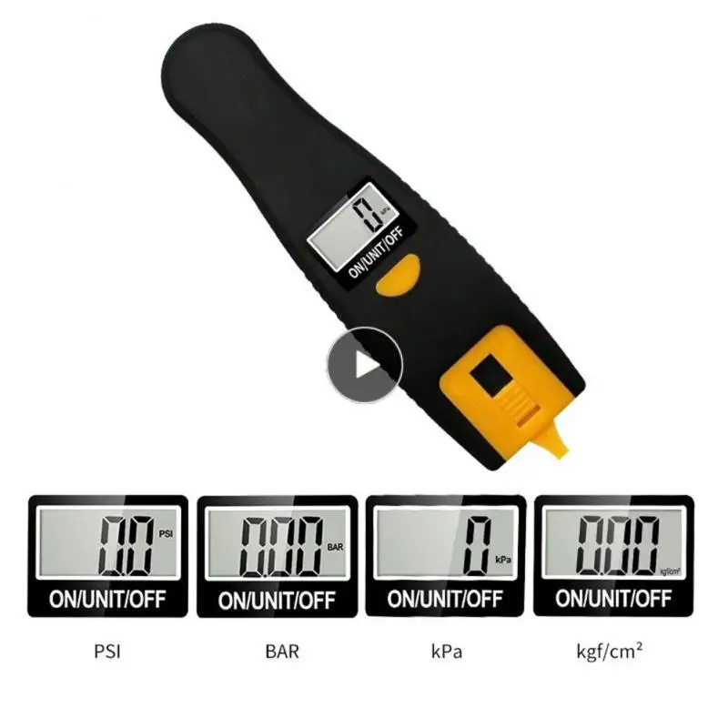 

2 In 1 Simple Operation Car Tyre Air Pressure Gauge Digital Display High-precision Digital Tire Pressure Monitor Durable 0-7bar