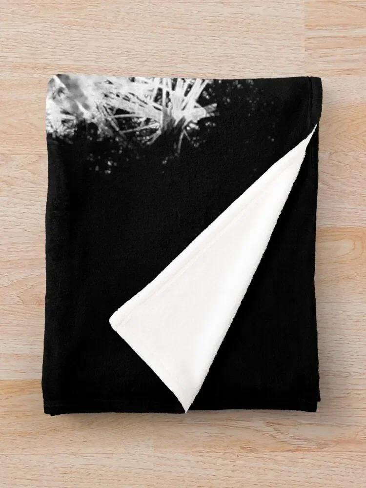 Черно-белое одеяло Lauren Jauregui с логотипом одеяла палочки термоодеяла Hairys