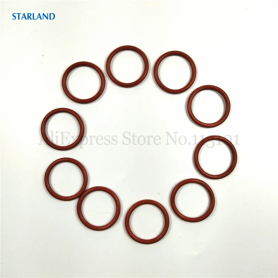 

10 Pieces Red Seal O-rings Small Gasket Circle Spare Parts Of Valve Rods Soft Ice Cream Machines External Diameter 24mm
