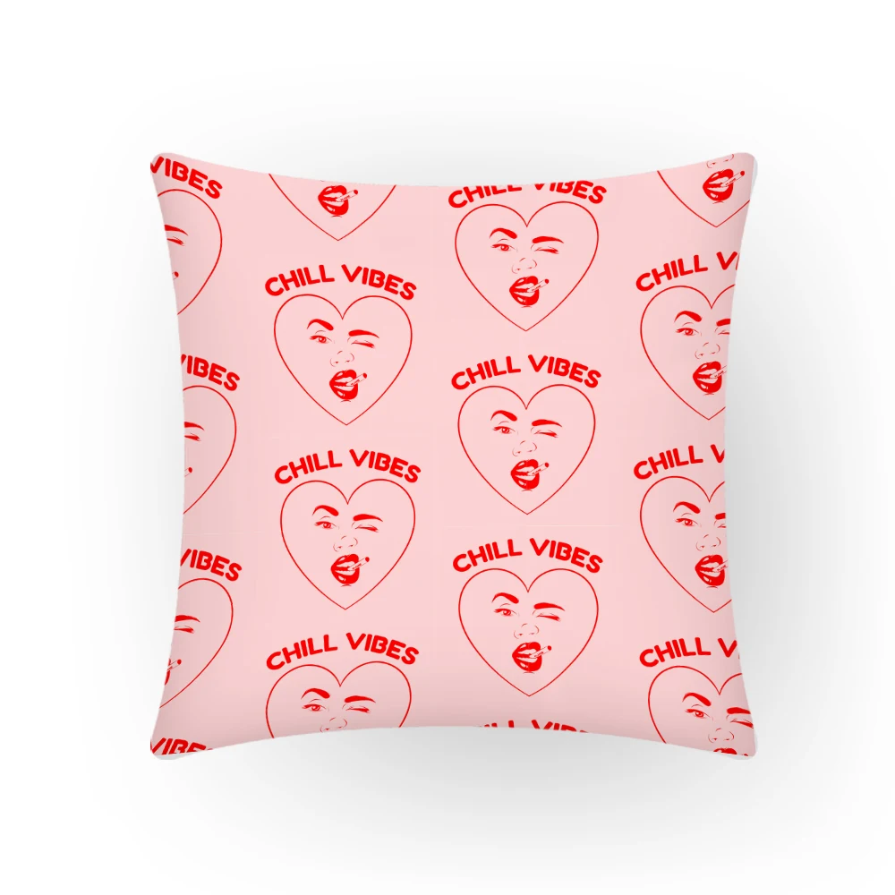 

Simple Pillowcase Office Modern Polyester Linen Vintage Velvet Cushion Covers Art 45x45cm 2023 New Letter Home Decoration E2363