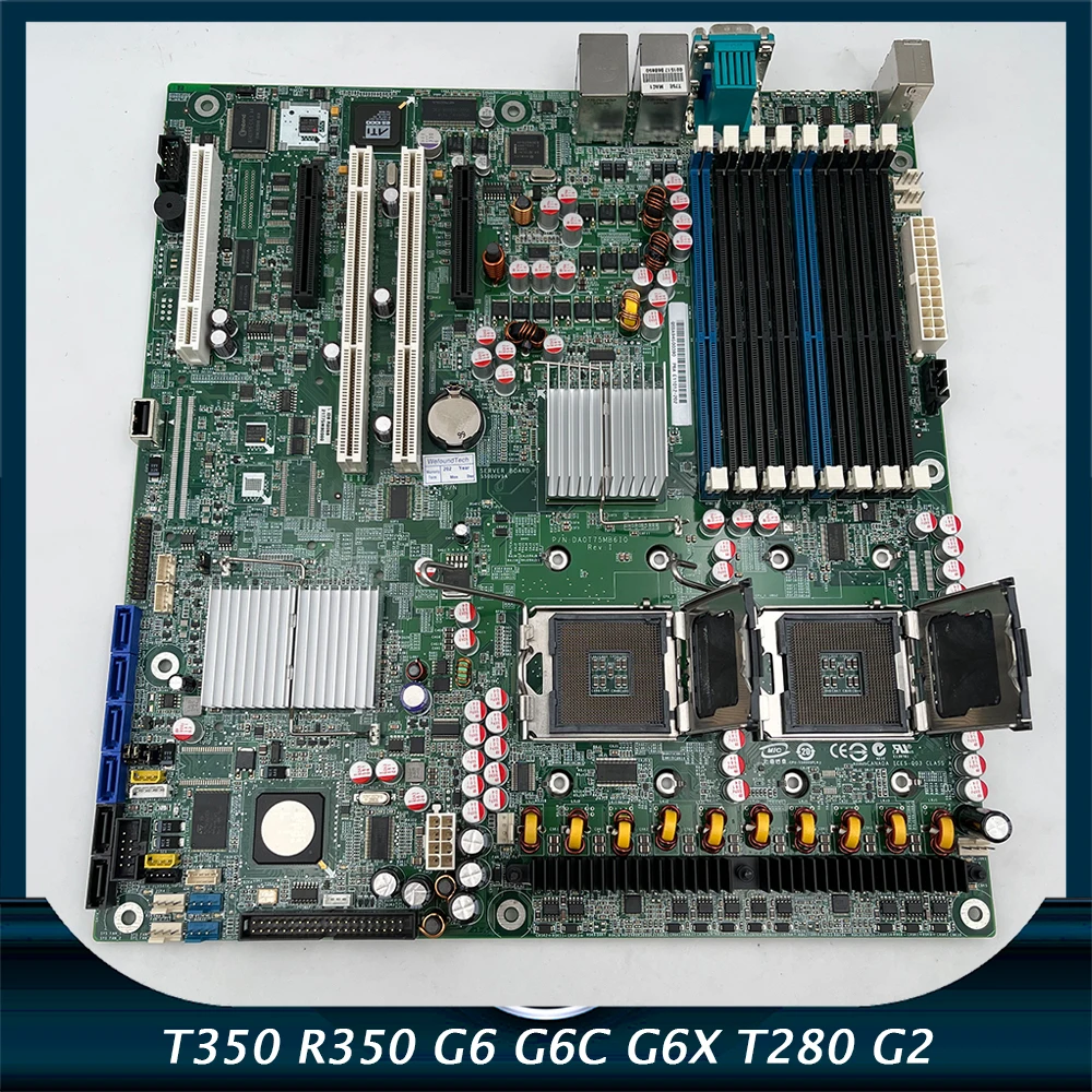 Original Server Motherboard For T350 R350 G6 G6C G6X T280 G2 DA0T75MB6I0 S5000VSA  LGA771 DDR2 8×DIMM Good Quality