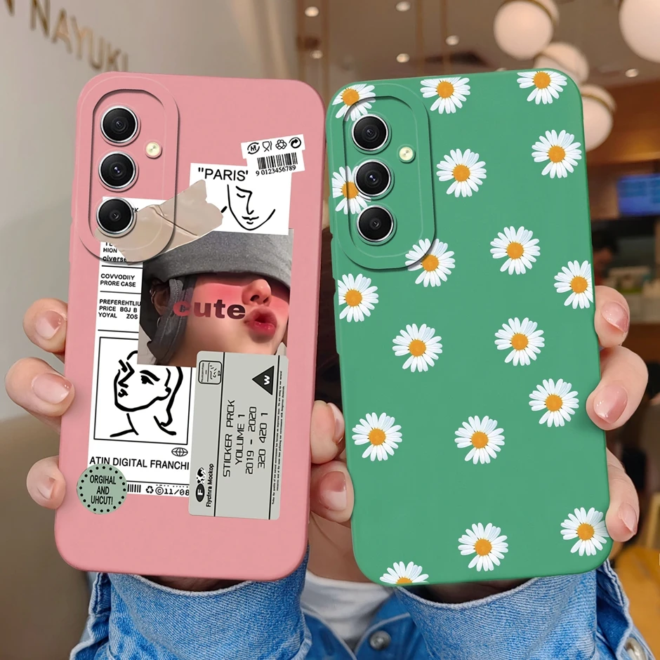 Фото Чехол для Samsung Galaxy A34 5G, матовый Мягкий силиконовый чехол для Samsung A 34 5G, новый дизайн, милые авокадо, Мультяшные ультратонкие чехлы №3