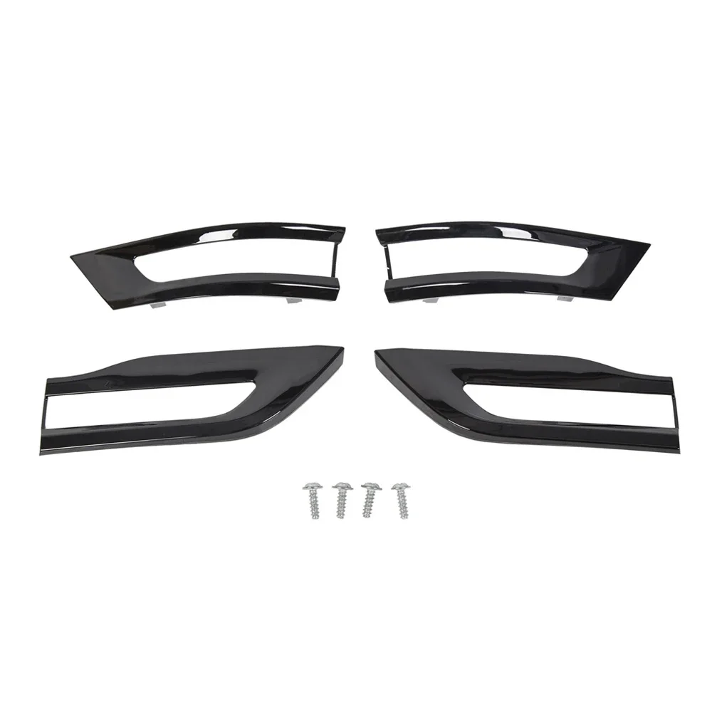 

Глянцевая черная накладка на задний фонарь, пластиковый комплект для Jeep Grand Cherokee 2014-2020, внешние детали, аксессуары для декора автомобиля