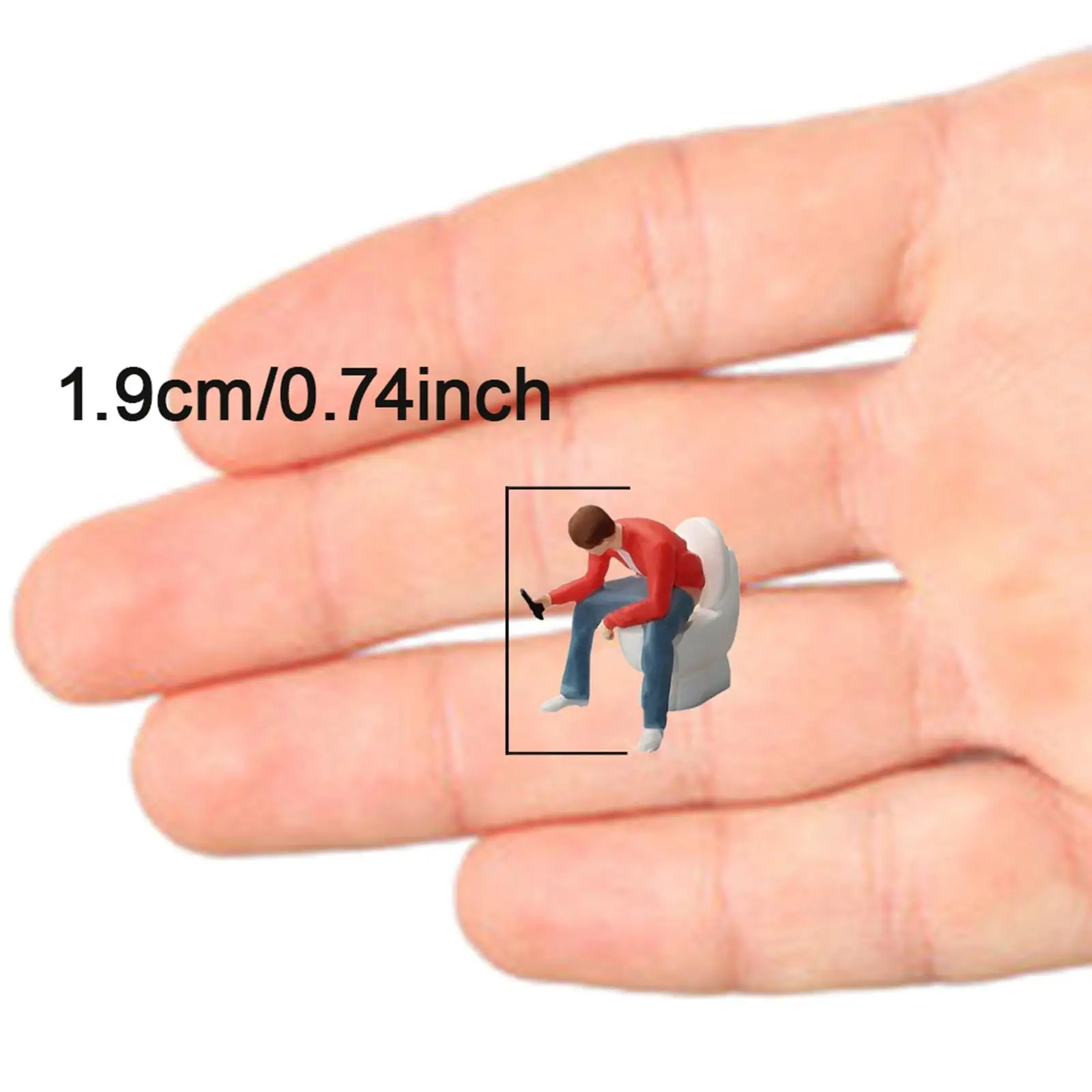 1/64 масштаб мини-туалет игровой телефон набор для ванной комнаты макета проектов