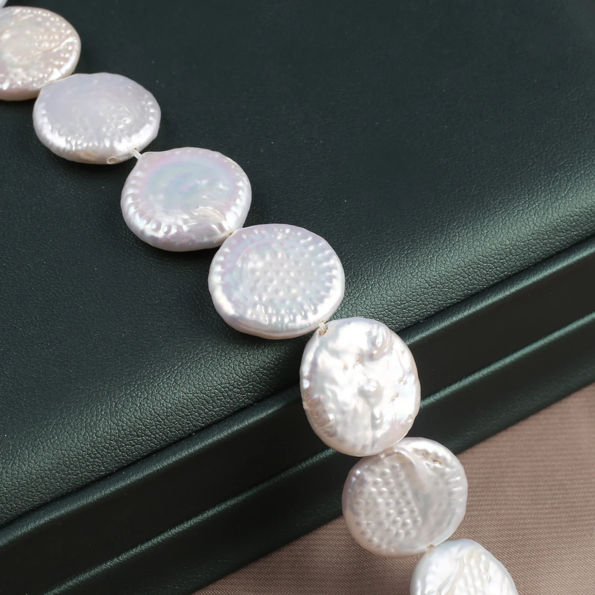 Natural Baroque Pearl Bead Slice Round Loose Spacer Bead for Jewelry Making Diy Women Necklace Bracelet Accessories