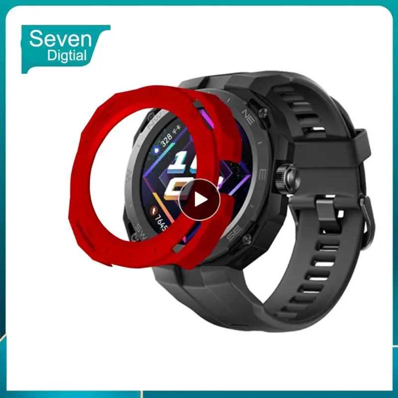 

For Huawei Cyber Watch Screen Protector Protective Case Scratch Resistant Soft Edge Shell Frame Case Protective Cover Soft Tpu