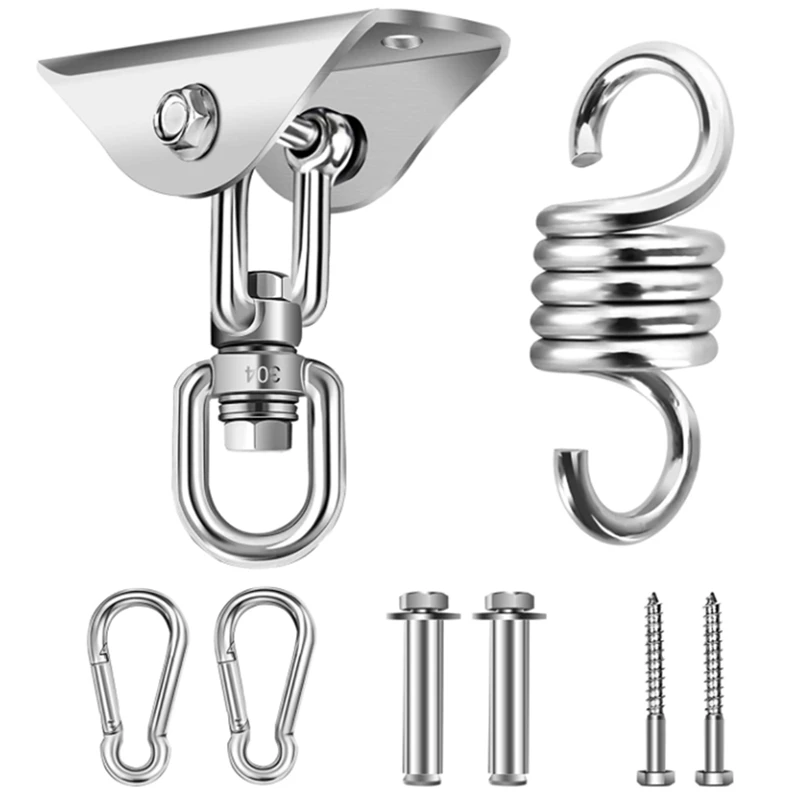 

Ceiling Hook Hanging Chair,360° Rotation Ceiling Hook,450Kg Swing Hook,For Hanging Chair,Swing,Hammock,Punching Bag,Yoga