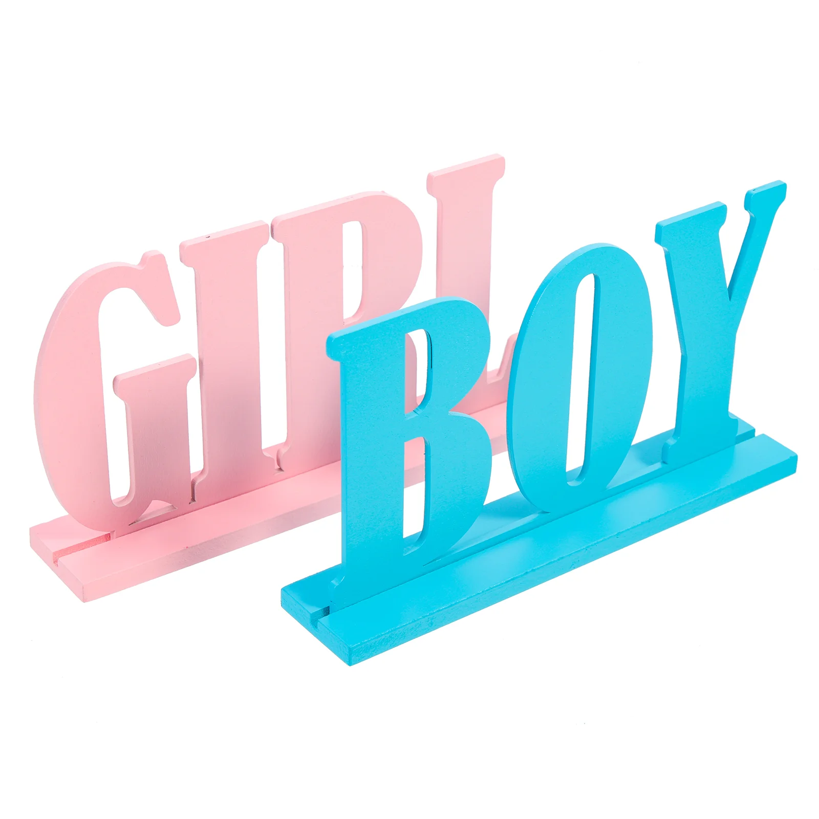 

Reveal Gender Table Girl Boy Baby Signs Party Decorations Shower Wooden Sign Letter Gifts Or Wood Supplies Decor Favor