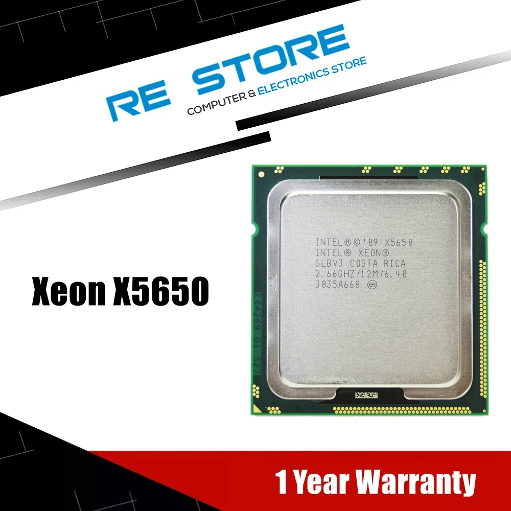 Процессор Intel Xeon X5650 SLBV3 шестиядерный 2 66 ГГц LGA1366 12 МБ L3 кэш серверный ЦП |