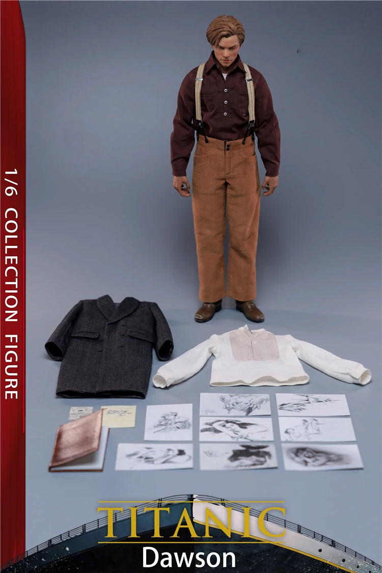 

В наличии 1/6 мужской Титаник Джек Леонардо полный комплект экшн-фигурка модель для фанатов праздничные подарки CHONG C001 коллекционная