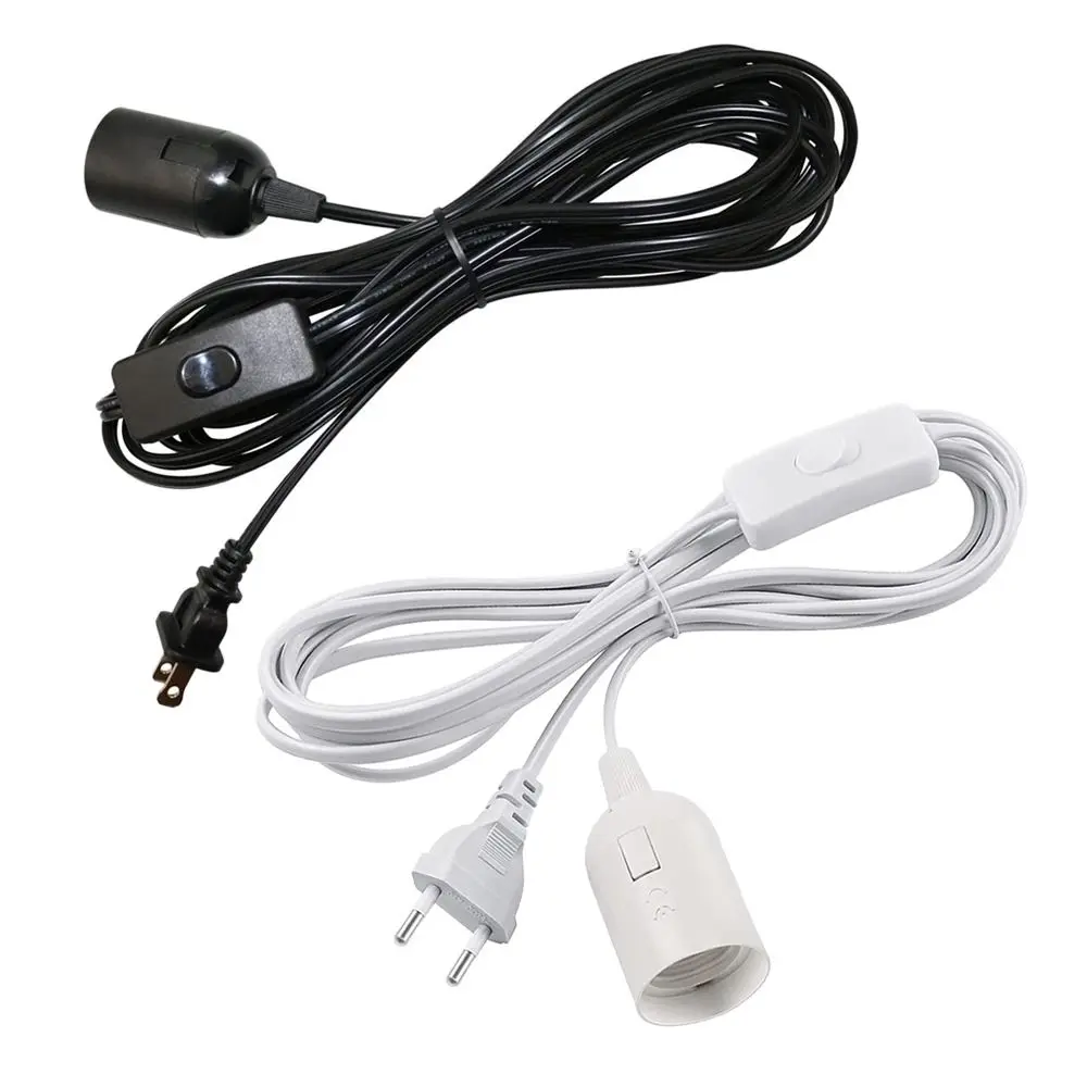 

Hanglamp Suspension Socket For Pendant LED Bulb 4.5M Power Cord Cable With Switch Wire Lamp Holder E27 Lamp Base