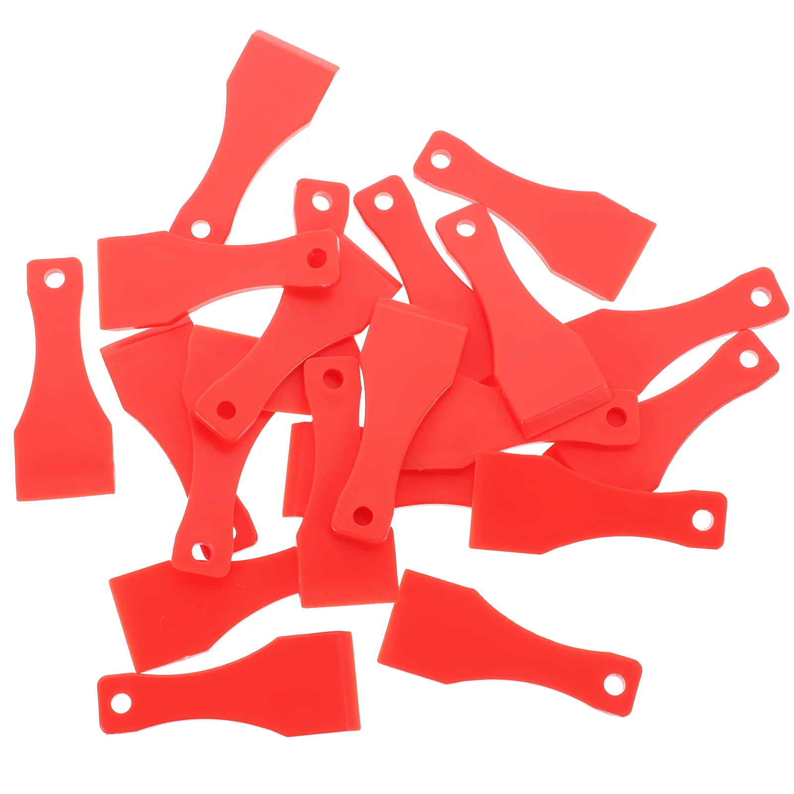 

20 Pcs Clean Lottery Scratch Tool Cleaning Tools Keyring Scratcher Plastic DIY Scraper