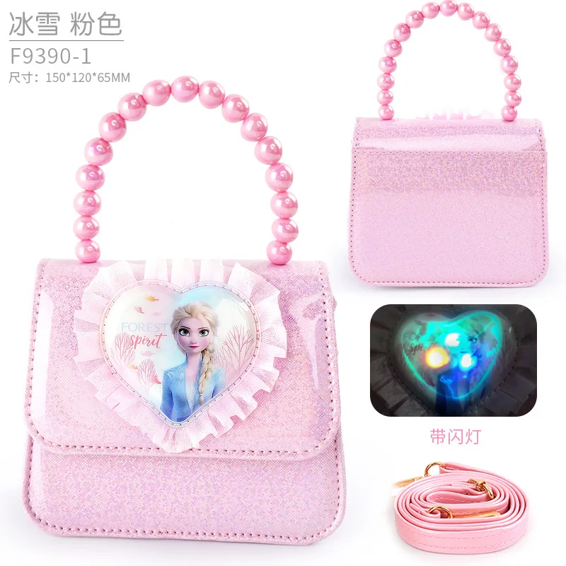 2022 New High Quality Genuine goods Disney  Frozen Princess Aisha Girls' Handbag, Christmas Gift Disney Children's Shoulder Bag