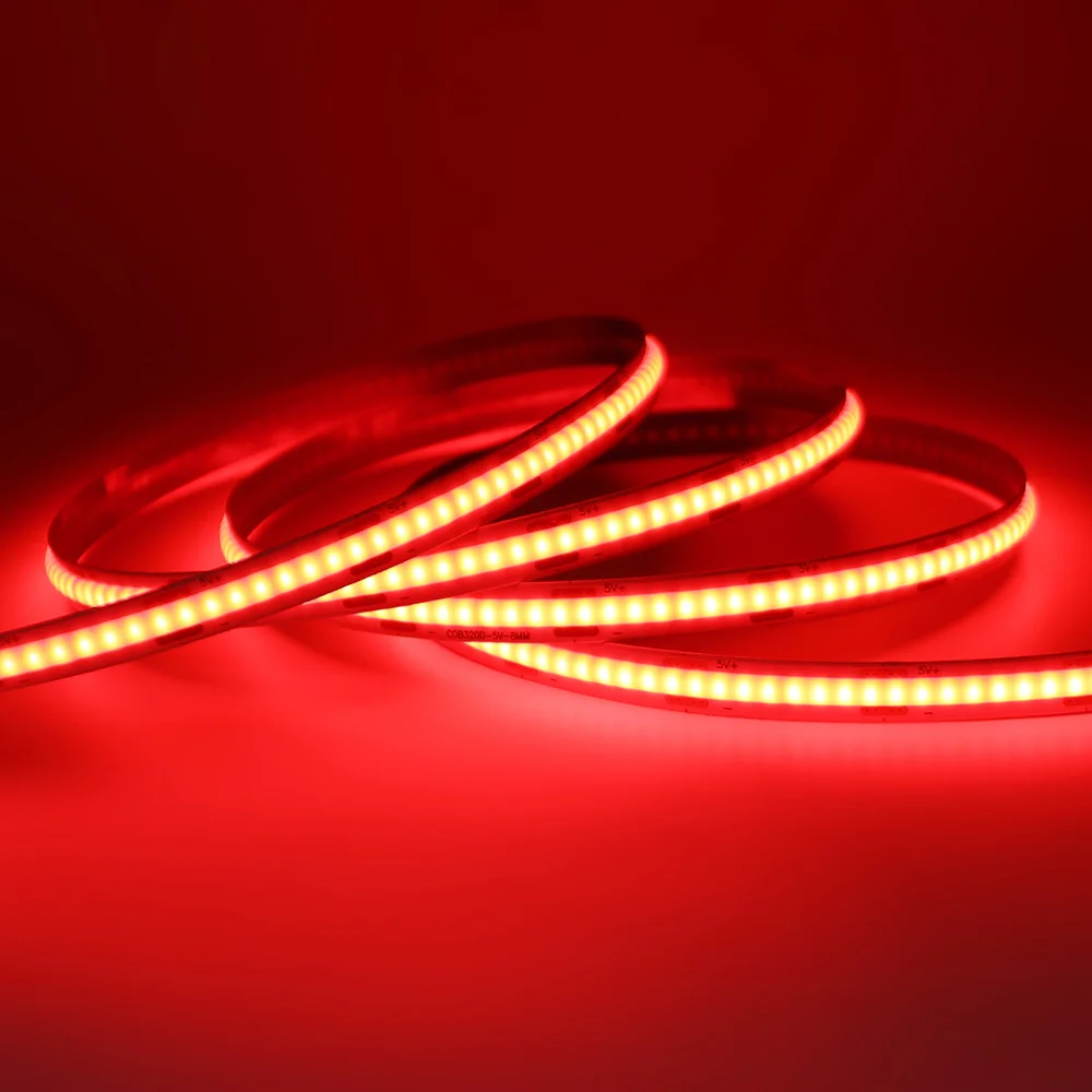 

Светодиодная лента USB 5В теплый белый COB 1м