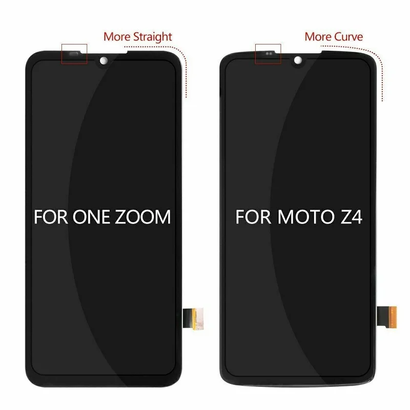 

Для Motorola Moto Z4 lcd, 6,4 дюймовый экран с сенсорным датчиком, для Moto Z4 lcd