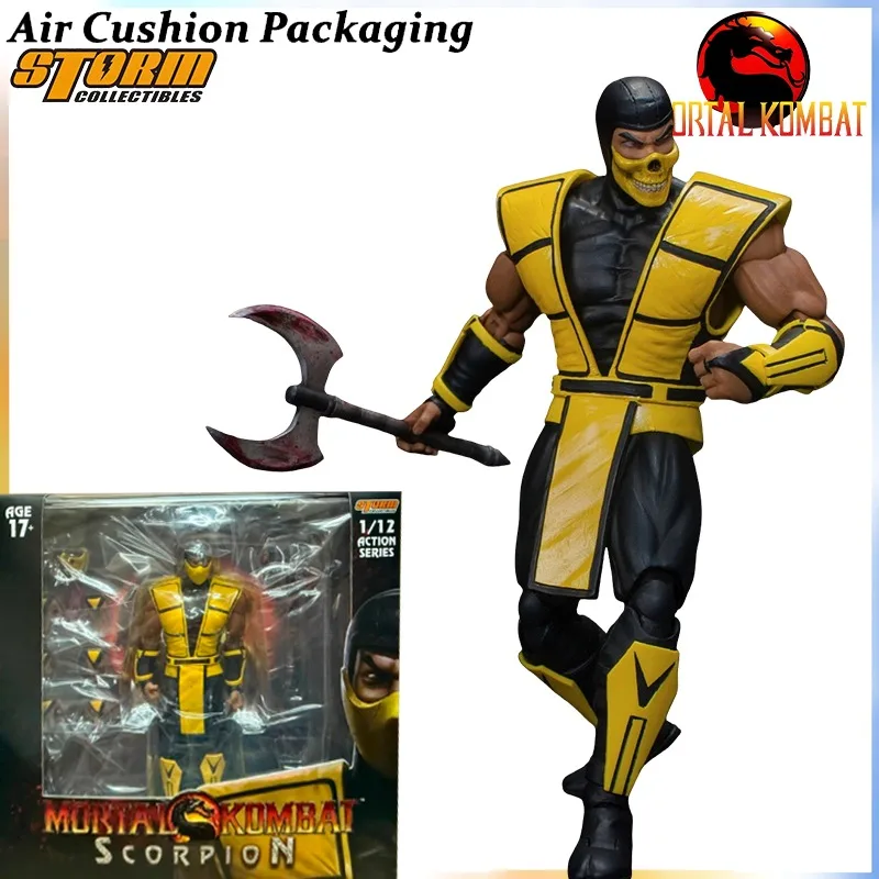 Фото Коллекционные фигурки Storm Toys: Оригинальные персонажи серии Mortal Kombat - Суб-Зеро, Скорпион, Найтволф. Модели для файтинг-игр, масштаб 1/12. №2