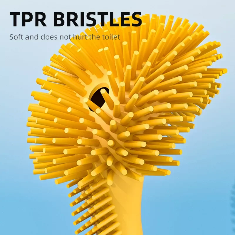 

2023 GURET Wall-Mounted Silicone Toilet Brush Refill Liquid Cleaning Brush Home Cleaning Tools No Dead Corners Wash Toilet Artif