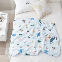 kids summer quilts quilting mechanical wash single double blanket bed quilt soft skin friendly childs breathable ice silk quilt