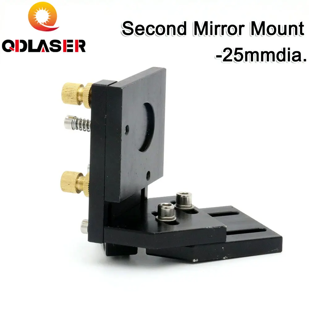 

QDLASER Co2 Laser Second Reflection Mirror 25mm Mount Support Integrative Holder for Laser Engraving Cutting Machine