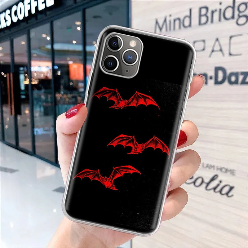 Мягкий чехол для телефона Gothic Vampire Scarlet Art iPhone 16 15 14 Plus 13 12 Mini 11 Pro Max 7 + Apple XS X SE 2020 8 Print