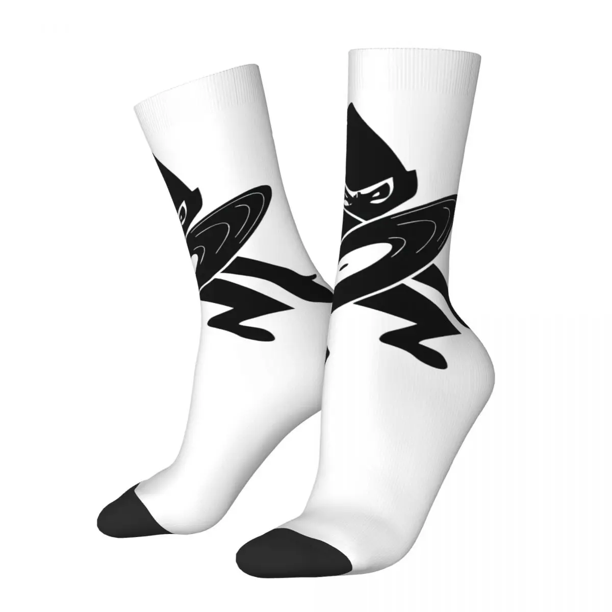 

Happy Funny Men's compression Socks Essential Retro Harajuku Ninjas Japanense Culture Fashion Cool Hip Hop Pattern Crew Sock