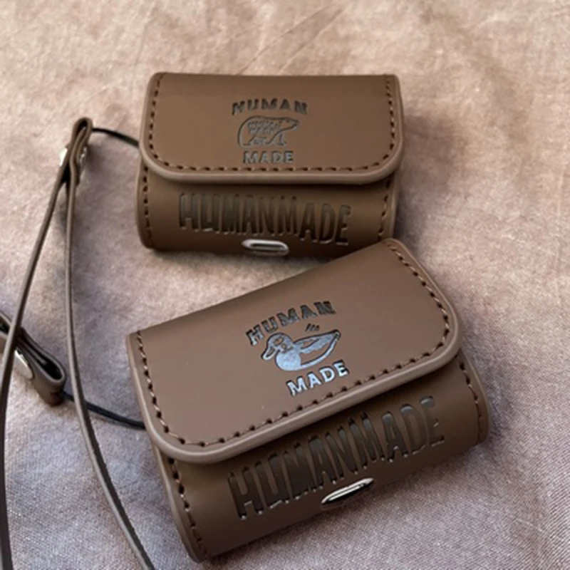 

Human Made Pu Leather Bag Bluetooth Earphone Case HUMAN MADE Accessories Bags