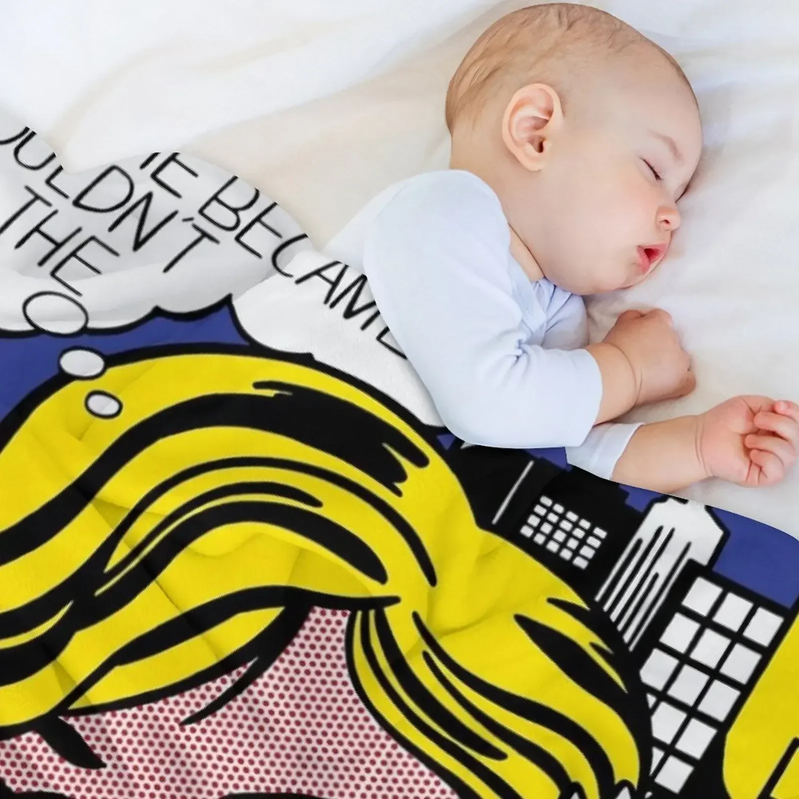 Плед Roy Lichtenstein Поп-арт плюшевый