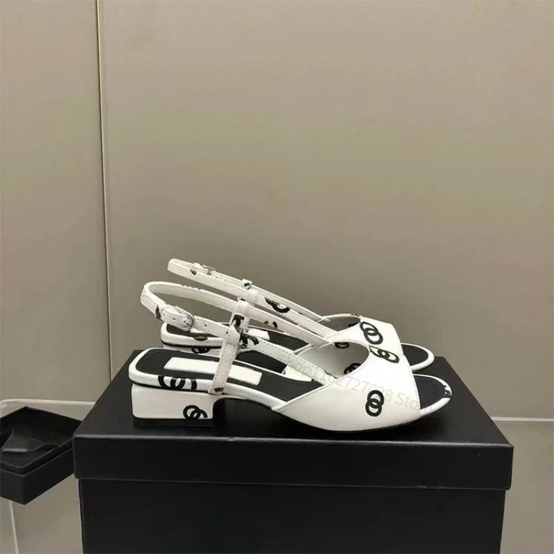 Classic Women Sandals Fashion Luxury High Heels Women High Quality Designer Sandals Vacation Beach Shoes 2023 New Ladies Shoes