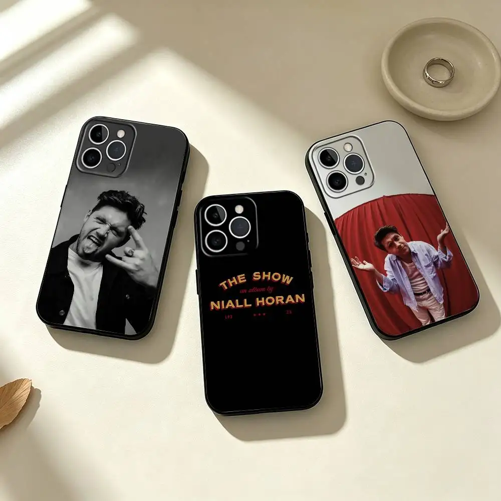 Фото Чехол для телефона N-Niall Horan THE SHOW для iPhone 17, 16, 15, 14, 13, 12, 11 Plus, Pro Max, XS, мягкий силиконовый чехол черного цвета. №1