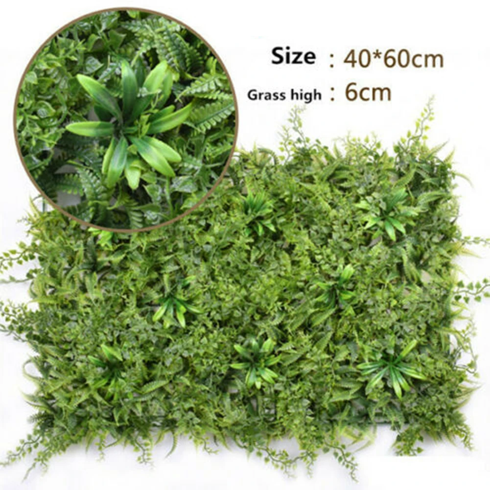 

Artificial Lawn Plant Wall Foliage Hedge Grass Mat Greenery Panels Fence Plant Garden Backyard Fence Greenery Home Decoration