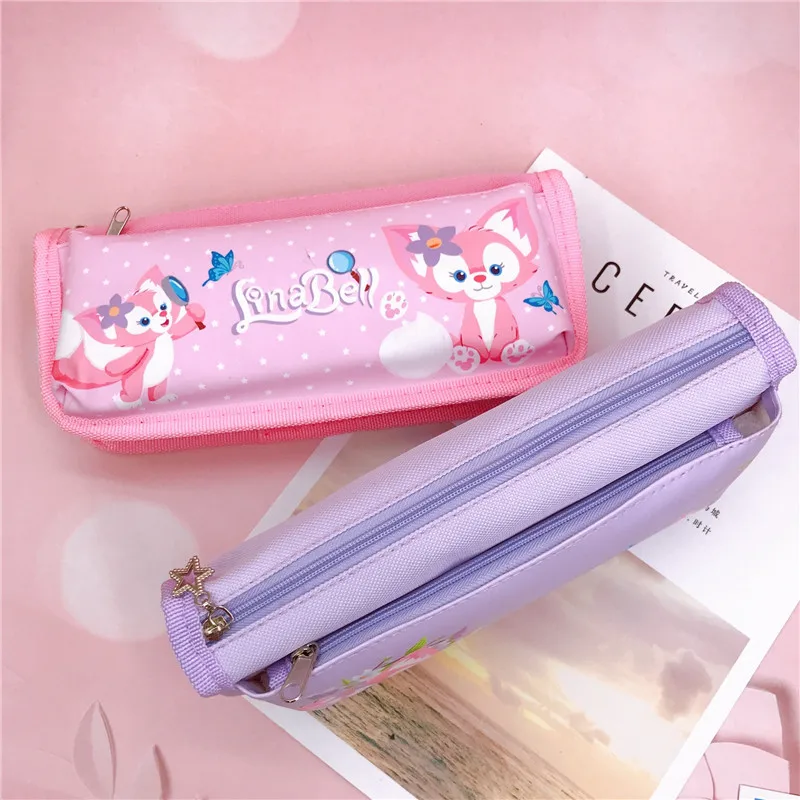Disney Linabell кавайный чехол для карандаша мультяшный большой объем студентов