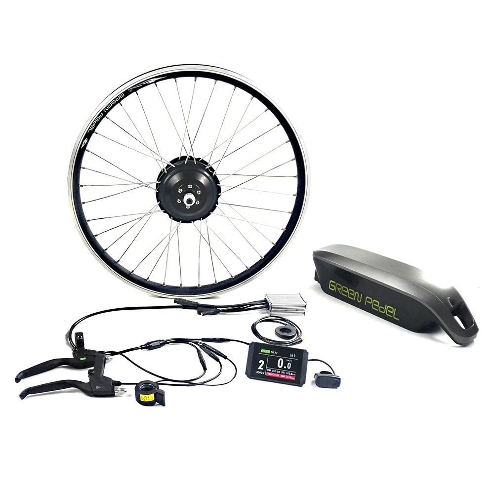 28 inch front wheel hub motor 36v 250w 350 watt electric bike conversion kit with battery