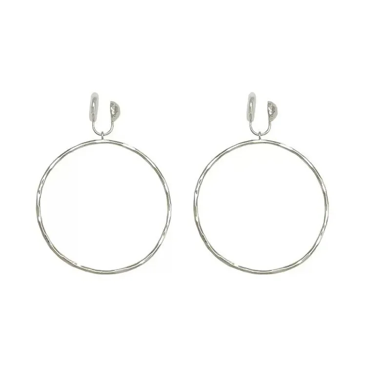 Новое женское уникальное 60 мм медное большое кольцо с прессованным цветком