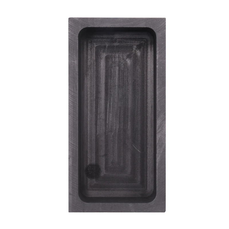 

Graphite Ingot Mold Silver Ingot Mould Gold Casting Ingot Crucible Mold For Melting Casting (1000 G Gold/ 500G Silver)