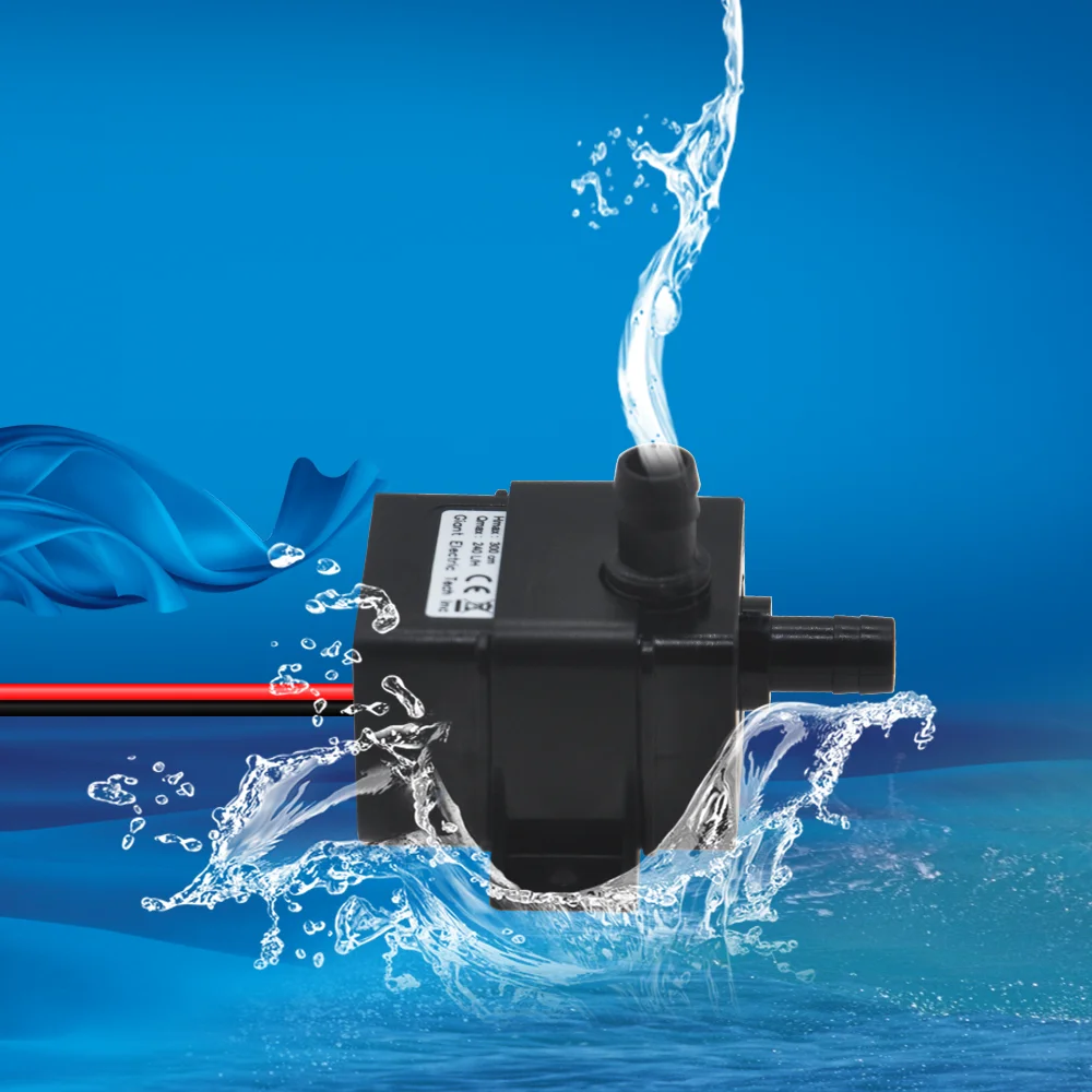 

Pumps AD20P-1230C / DC12V 3-meter Head 240L / H Brushless Submersible Circulation Pump For Aeration Of Bottom Aquarium Tanks