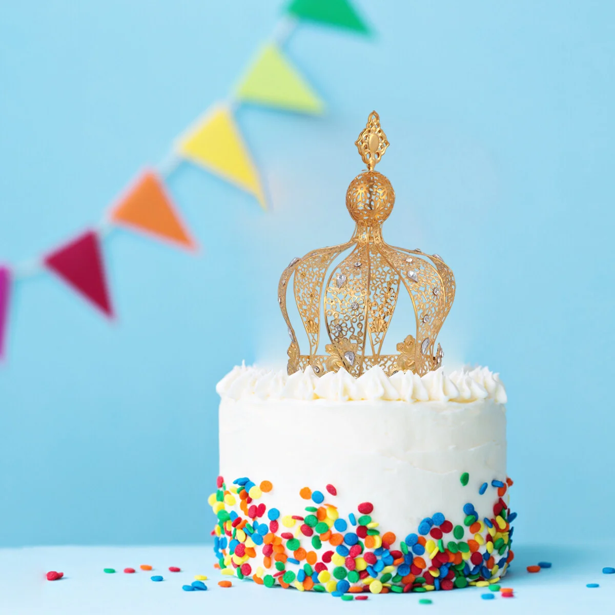 

Crowns Kids Hair Accessories Cake Decor Birthday Decoration Infant Headbands Aluminum Alloy Baby