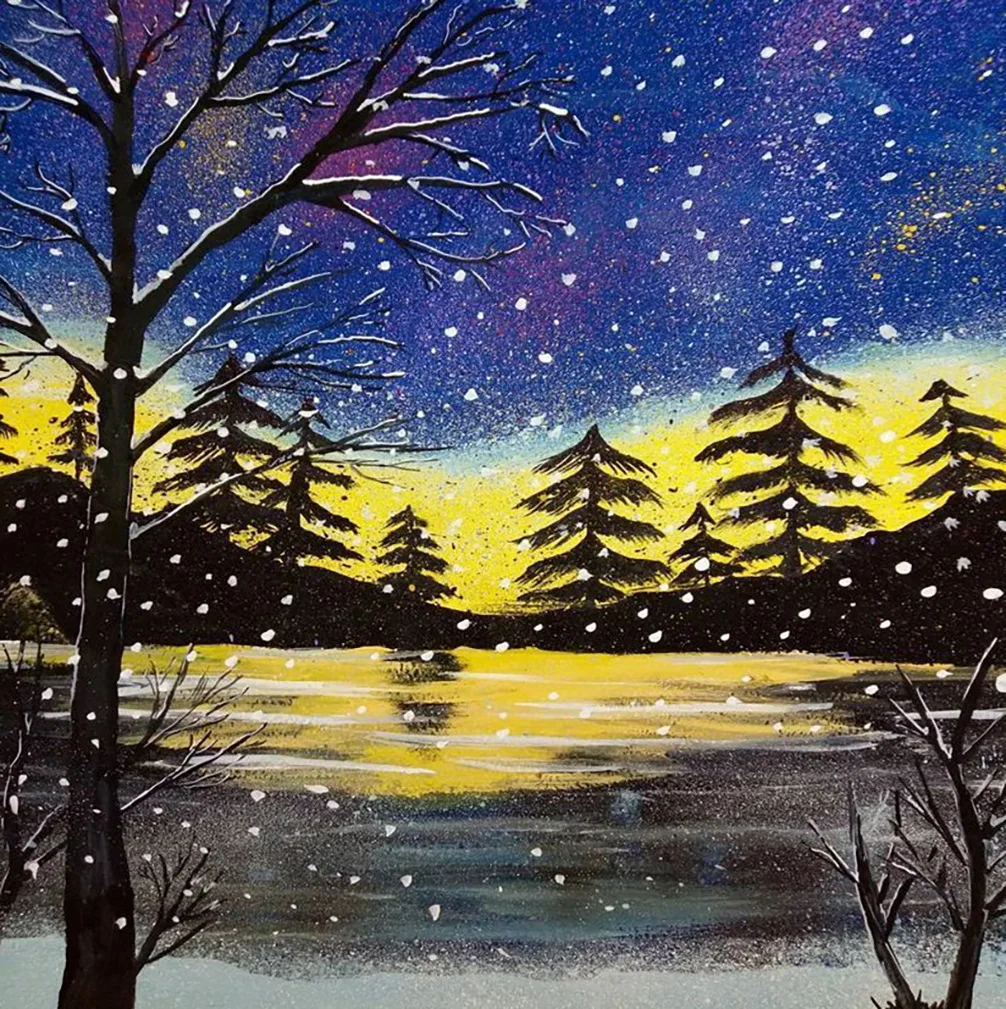 

00476Ann-Tulip diy digital oil painting oil painting acrylic flower painting explosion hand-filled landscape painting