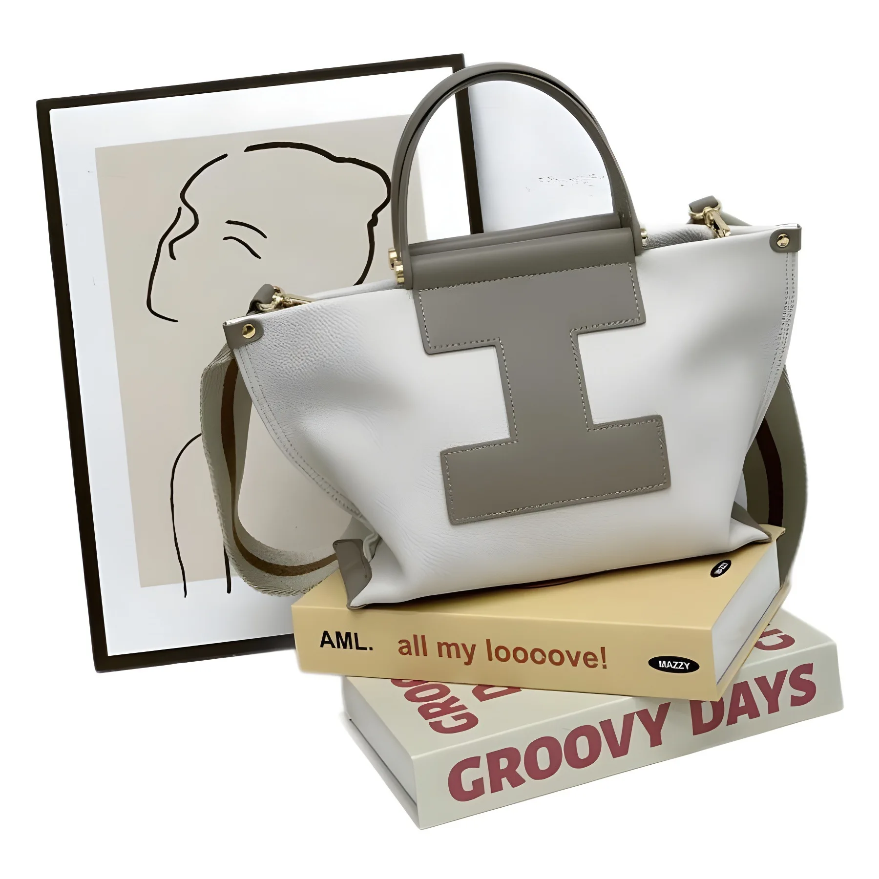 Женская сумка через плечо дизайнерская роскошная брендовая большой вместимости