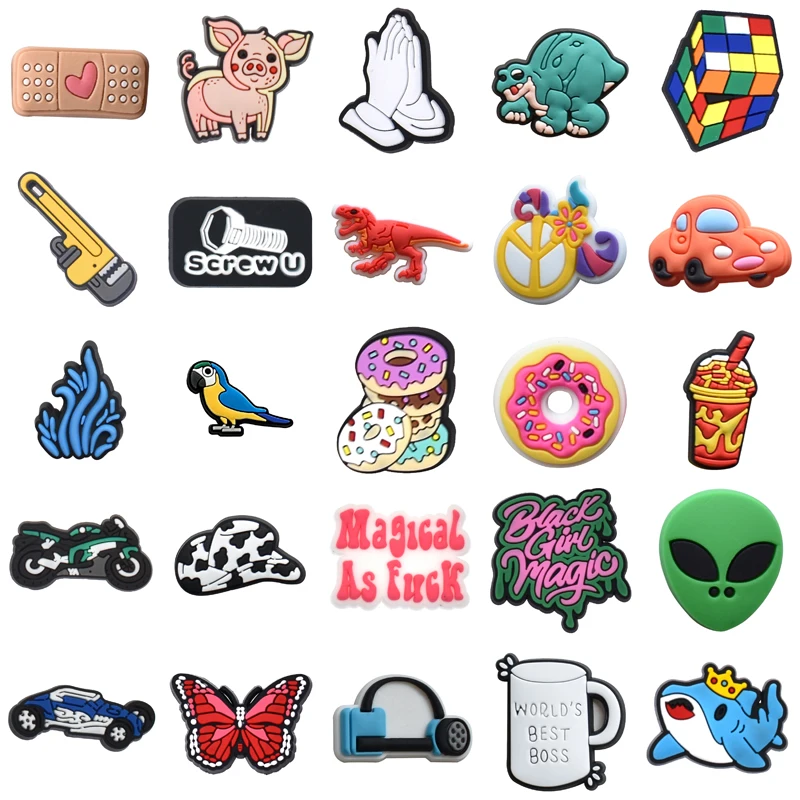 

Boy Set Jeans Shoes Accessories Wholesale Bulk Decorations for Crocs Gifts Men Shoe Charms Kids Women Charm Para Pins Packs Girl