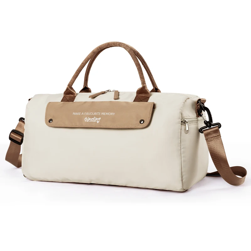 Waterproof Travel Bag for Women Sports Duffel Tote Gym Bags Shoulder Weekender Overnight Bags Luggage Handbag 19L Large Capacity