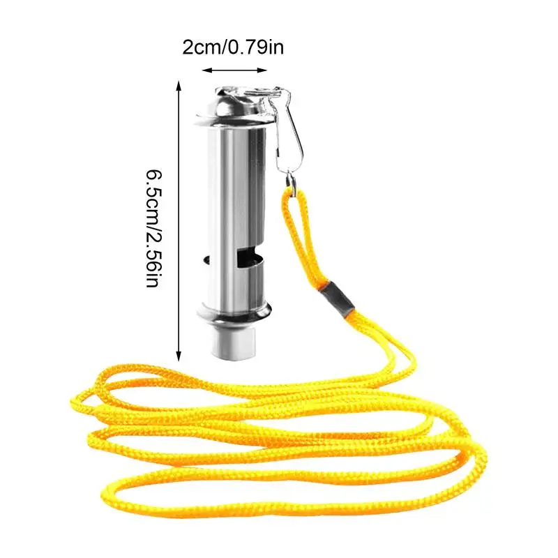 niewoli ze stali nierdzewnej gwizdek o wysokiej częstotliwości decybeli głośny i wyraźny dźwięk fletowy do gier sportowych