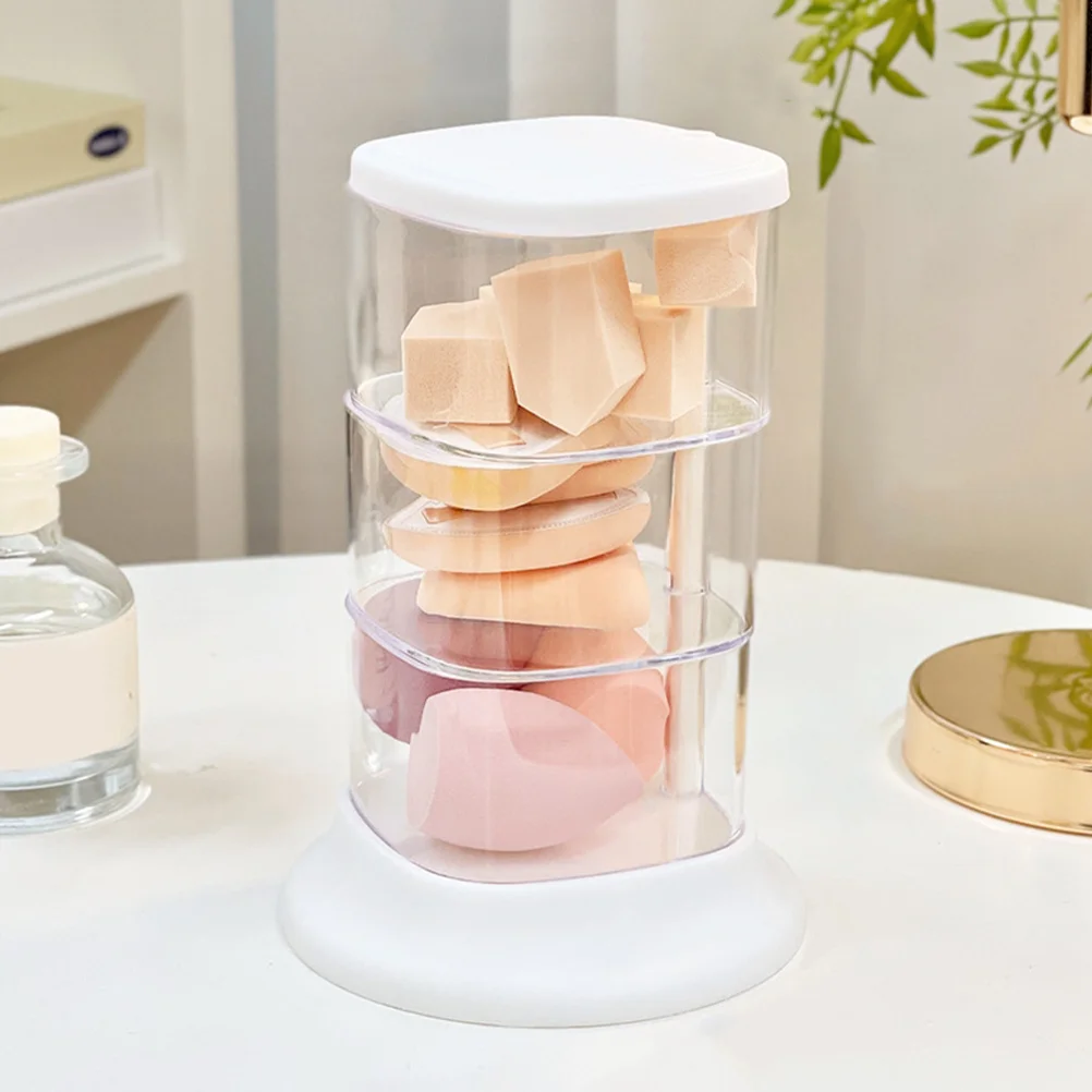 

Necklace Organizer Storage Cases For Jewelry Hair Clip Rings Container Rotating Earring Holder Rotatable Tiered Rack