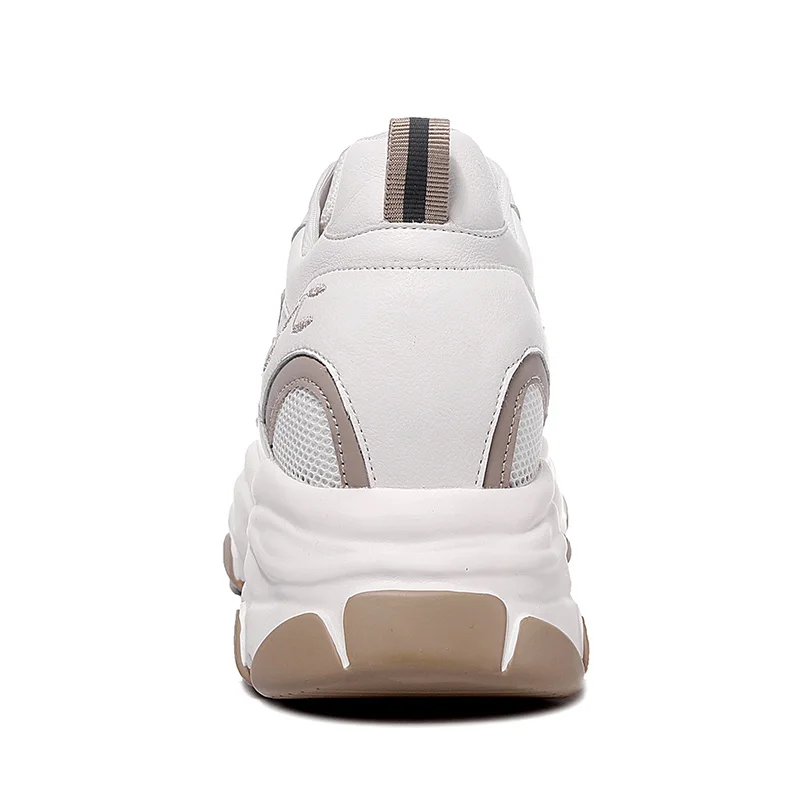 Женские беговые кроссовки из натуральной кожи дышащая Спортивная обувь для бега