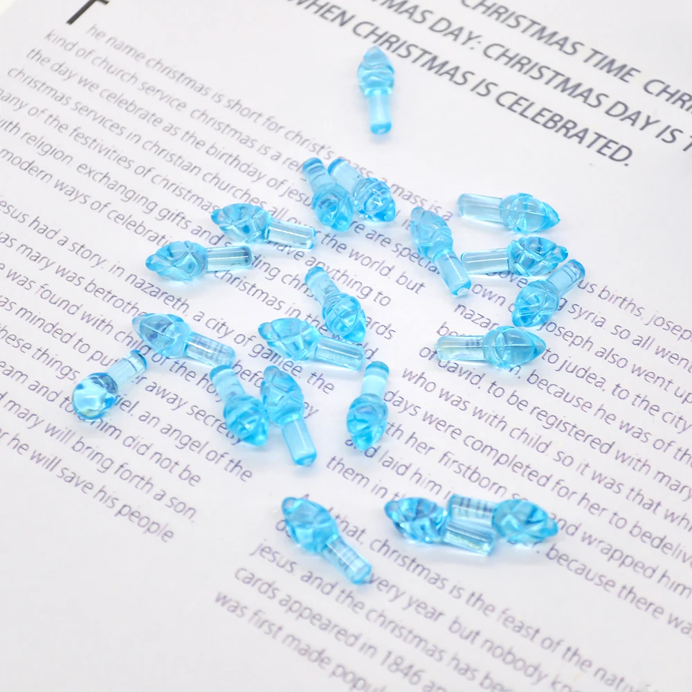 50 шт. разноцветные керамические лампочки для рождественской елки