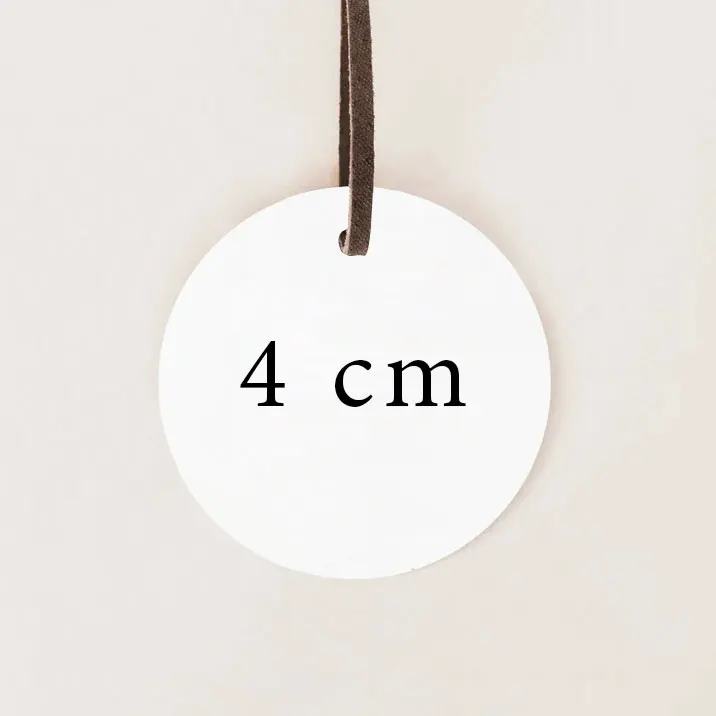 

Персонализированные круглые бумажные бирки myndarlegur