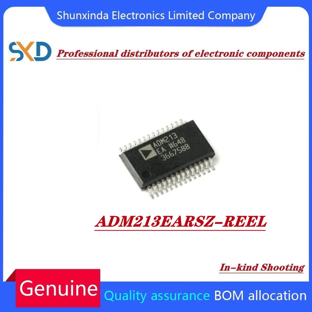 

5PCS/LOT In Stock ADM213EARSZ-REEL SSOP28 CHIP Integrated Circuits (ICs) Interface Drivers Receivers Transceivers