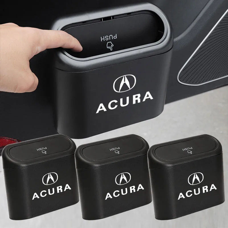 

1pcs Car Trash Can Hanging Trash Can Dust Box For Acura TSX 2004 2007 2008 2009 2010 TL Integta RSX RDX ILX MDX Car Interior