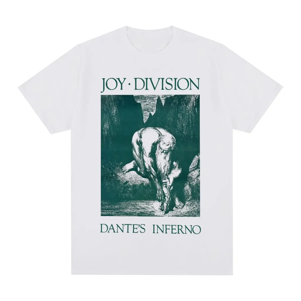 Футболка мужская в стиле панк с надписью Unknown pleasures хлопковая тенниска британском