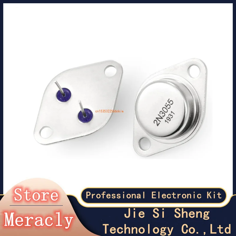 

10 PCS 2N3055 TO-3 15A 60V NPN Power Transistor